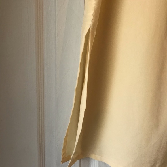 Rena Rowan beige button down sleeveless tunic top - Picture 3 of 7